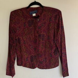 Norton McNaughton Vibrant Paisley Blouse
